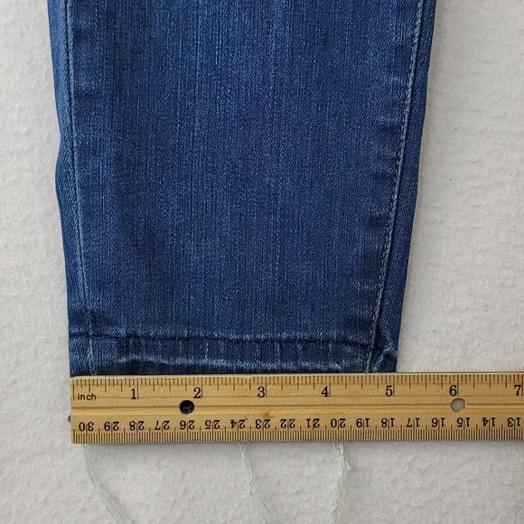 Madewell 9" High Riser Skinny Skinny Jeans Womens Size 27 Blue Stretch Denim - Picture 12 of 16